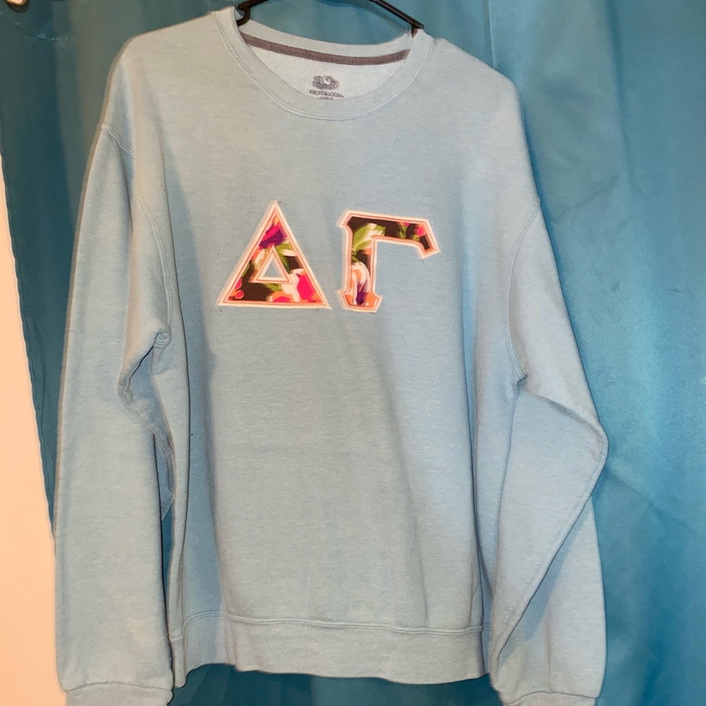 Delta Gamma crewneck sweatshirt letter shirt